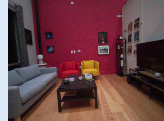 Egocentric RGB view of the scene at time t0